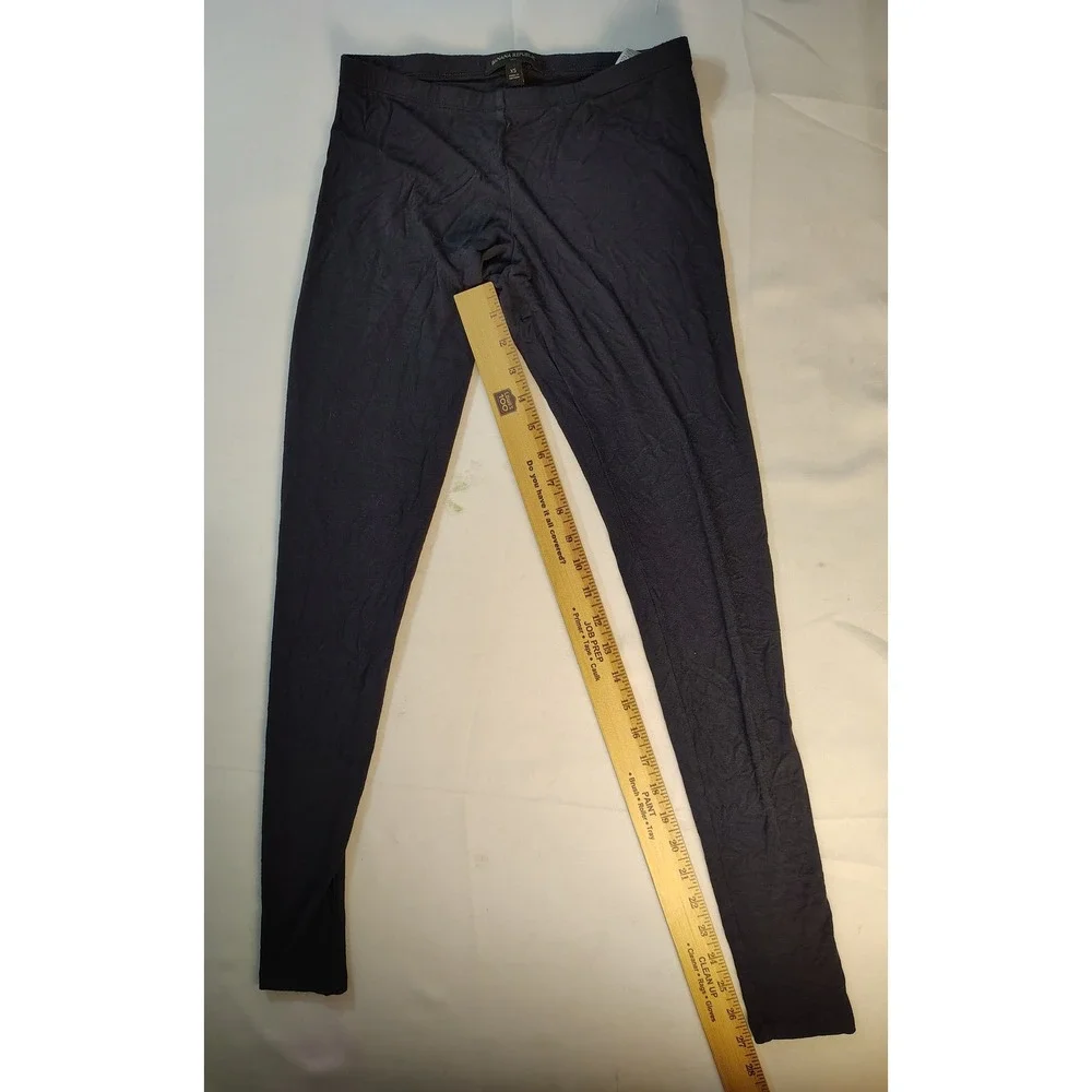 Banana Republic Womens XS Black Rayon Spandex Stretch Slim Leggings Layering
